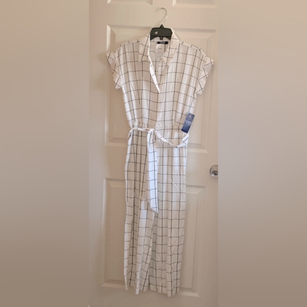 B&W jumpsuit NWOT